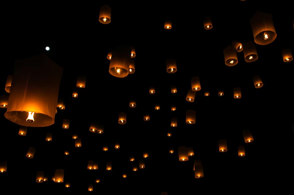 sky lanterns