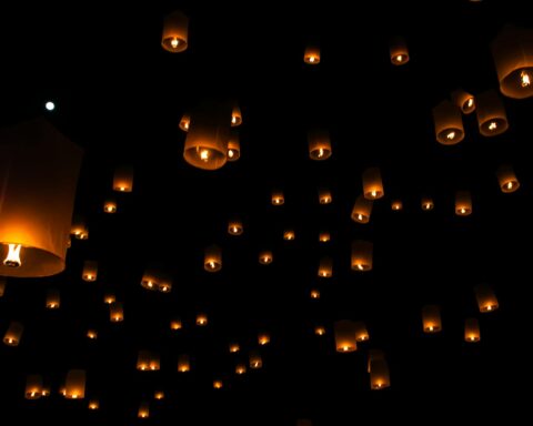 sky lanterns