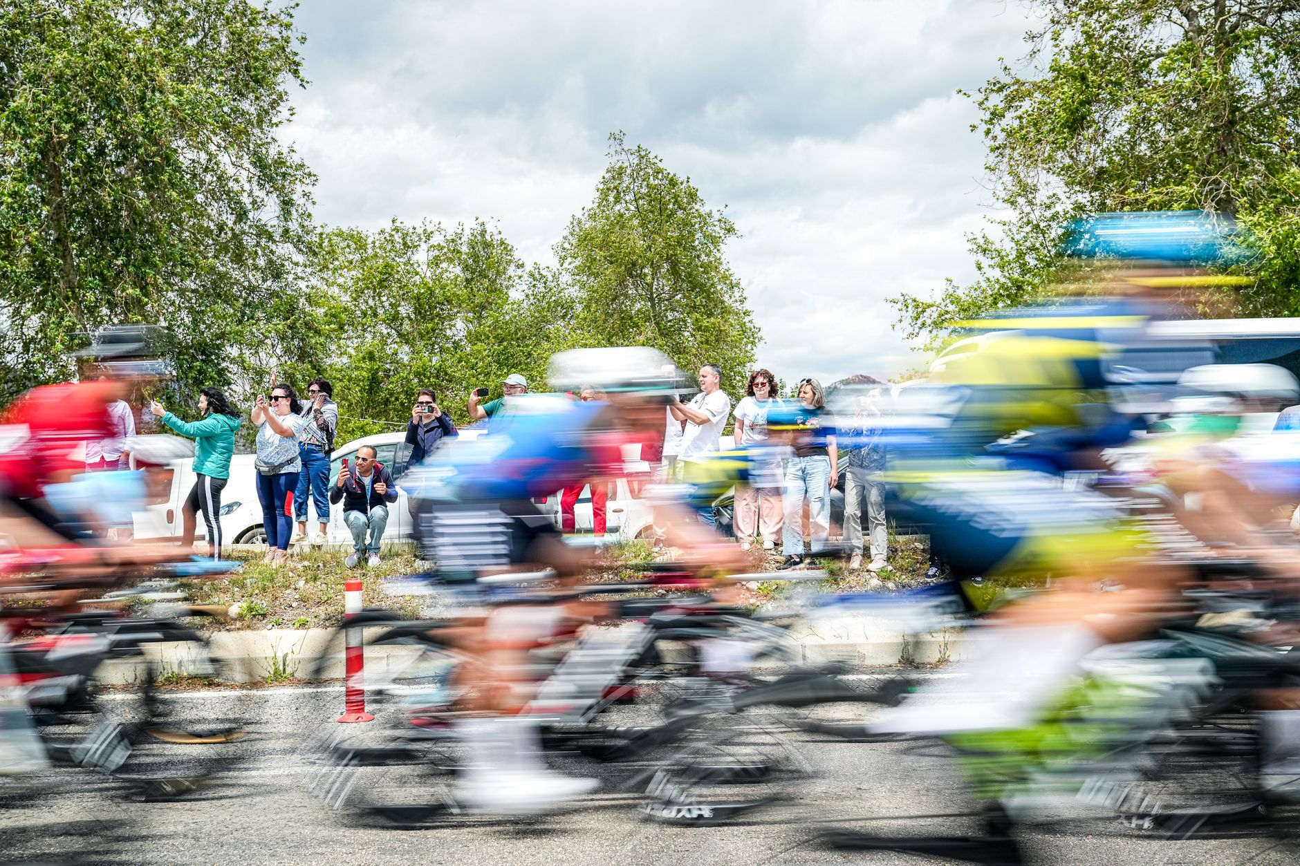 exciting bicycle race in mersin turkiye