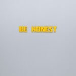 inspirational words on violet background